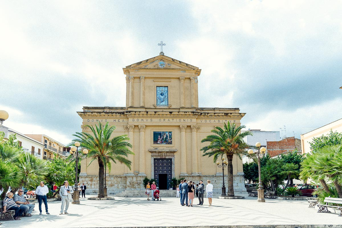 Hochzeitsreportage Sizilien Trauung Kirche